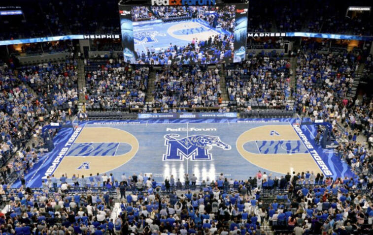 canva collage of memphis stuff